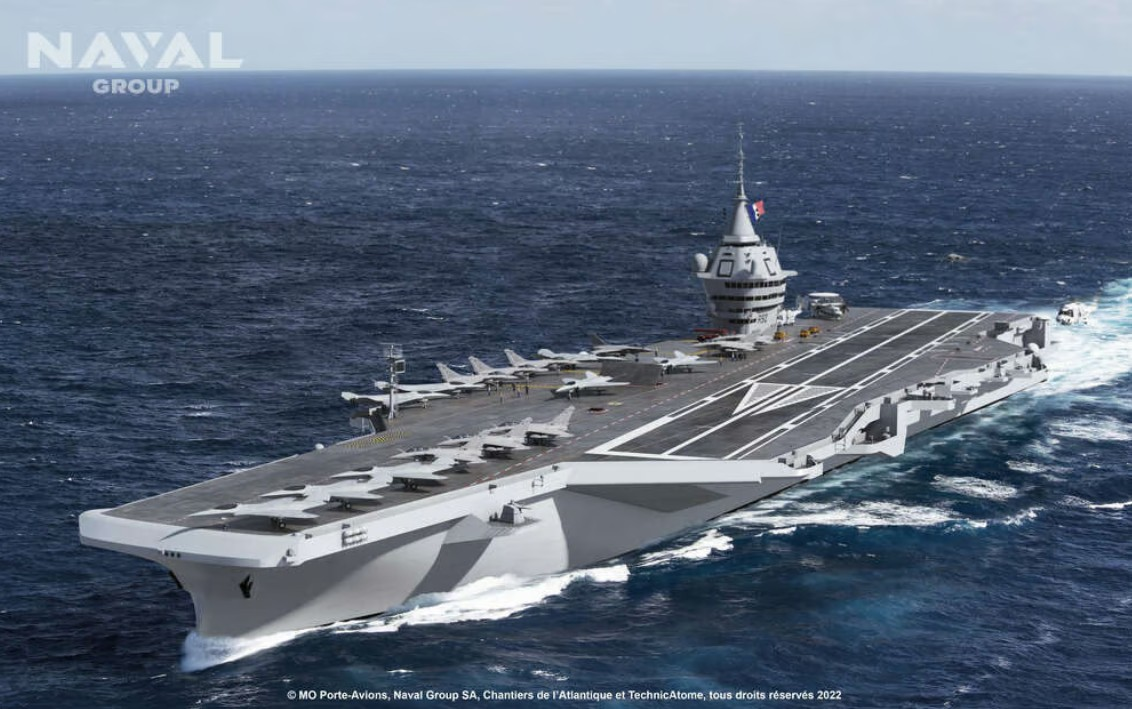 Tàu sân bay trong tương lai của Pháp mang tên “Nước Pháp Tự do” 